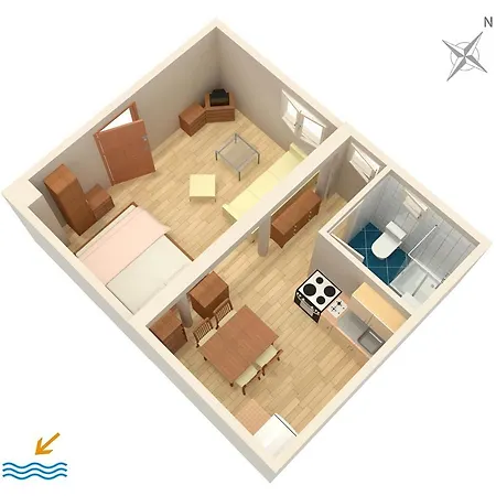 Apartment Apartments With A Parking Space Split - 7564